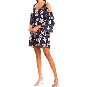 Parkers Cold Shoulder Floral Mini Dress